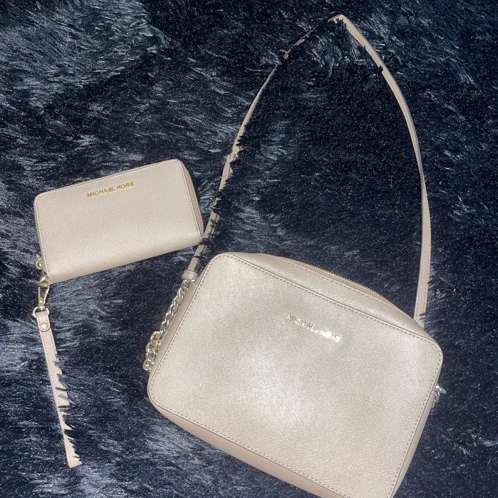 Michael Kors purse and wallet